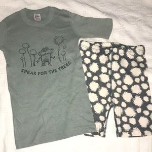 NWOT - Organic Cotton The Lorax Hanna Andersson Jammies